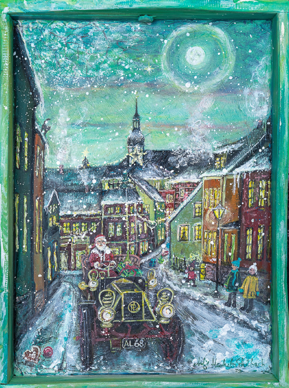 Der Weihnachtsmann in Zwönitz