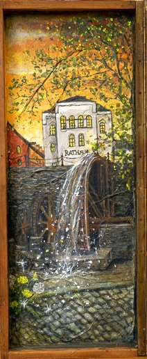 Wasserrad in Lößnitz